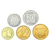 Польша Набор монет 2010-2014 (5 штук)