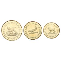 Македония Набор монет 2008 (3 штуки)