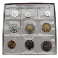Сан-Марино Годовой набор монет 1986 Эволюция технологий (9 штук)