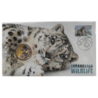 Монета Тувалу 1 доллар 2016 Снежный барс