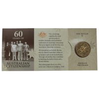 Австралия 1 доллар 2009 60 лет Австралийскому гражданству