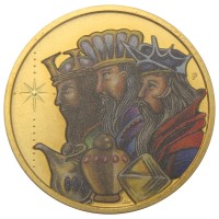 Монета Тувалу 1 доллар 2016 Рождество