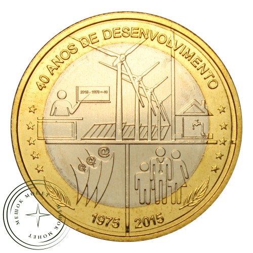 Кабо-Верде 250 эскудо 2015 40 лет Независимости