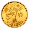 Сейшелы 5 центов 2012