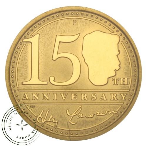 Австралия 1 доллар 2017 150 лет со дня рождения Генри Лоусона
