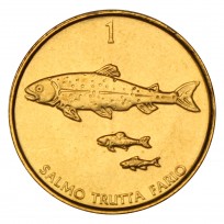 Монета Словения 1 толар 2001