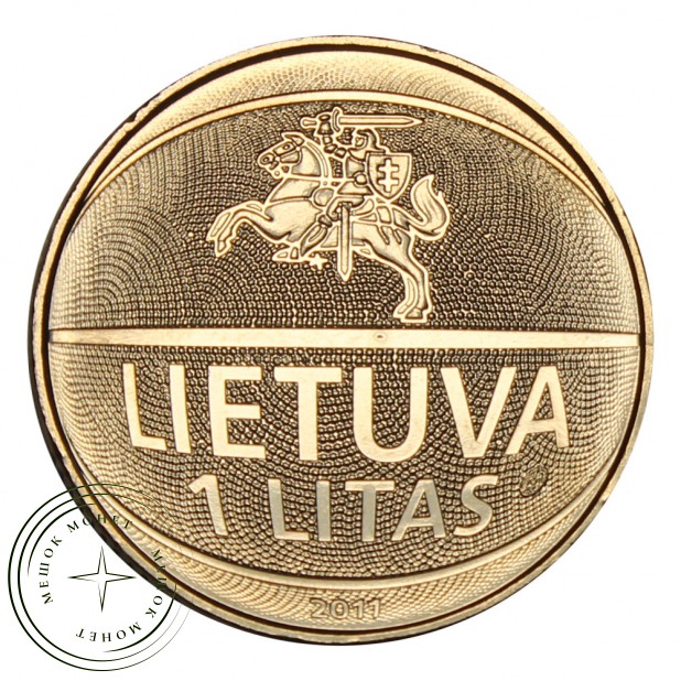 Литва 1 лит 2011 Чемпионат Европы по баскетболу