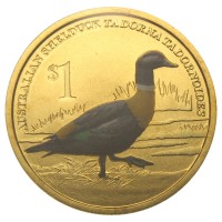 Тувалу 1 доллар 2013 Австралийский огарь (Австралийские Водяные Птицы)