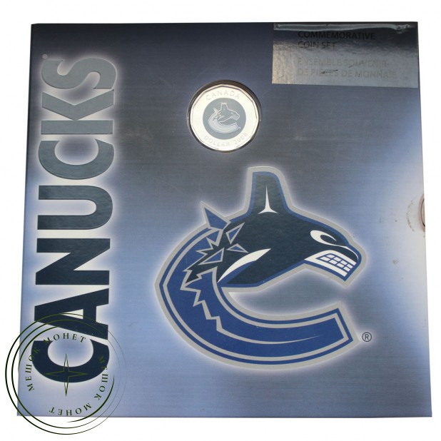 Канада Годовой набор 2008 Хоккей НХЛ, Ванкувер Кэнакс (7 монет)