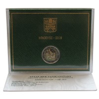 Монета Ватикан 2 евро 2018 Европейский год культурного наследия