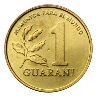 Монета Парагвай 1 гуарани 1993