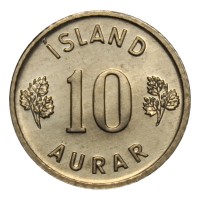 Исландия 10 эйре 1974