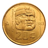 Мексика 20 сентаво 1983