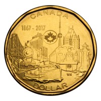 Канада 1 доллар 2017 Объединённая нация (150 лет Конфедерации Канады)