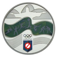 Монета Украина 2 гривны 2016 XXXI Летние Олимпийские игры, Рио-де-Жанейро 2016