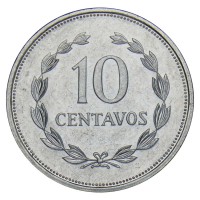 Монета Сальвадор 10 сентаво 1998