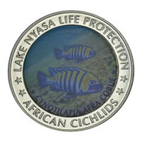 Монета Малави 5 квача 2010 Африканские цихлиды