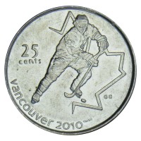 Канада 25 центов 2007 Хоккей