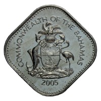 Багамские острова 15 центов 2005