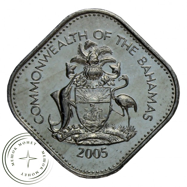 Багамские острова 15 центов 2005