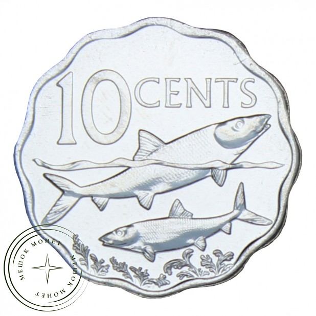 Багамские острова 10 центов 2010