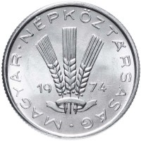 Монета Венгрия 20 филлеров 1974