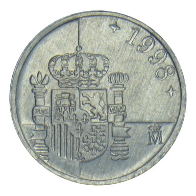 Монета Испания 1 песета 1998
