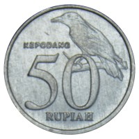 Монета Индонезия 50 рупий 1999