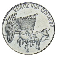 Монета Доминикана 25 сентаво 1991