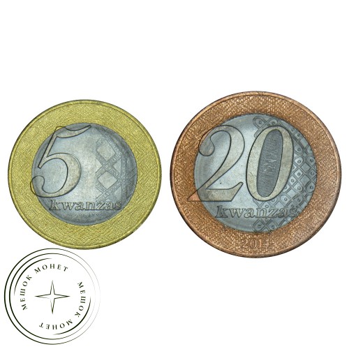 Ангола Набор монет 2012-2014 (2 штуки) — 937029158
