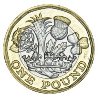 Монета Великобритания 1 фунт 2016
