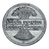Монета Германия 50 пфеннигов 1920