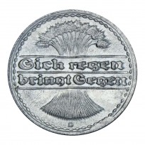 Монета Германия 50 пфеннигов 1921