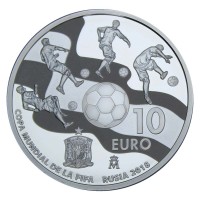 Испания 10 евро 2017 Чемпионат мира по футболу 2018 в России
