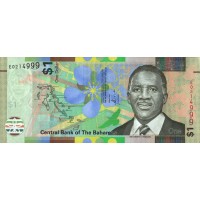 Банкнота Багамские острова 1 доллар 2017