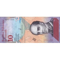 Венесуэла 10 боливар 2018