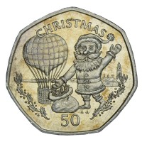Гибралтар 50 пенсов 1994 Рождество