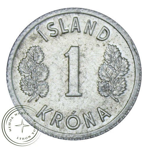 Исландия 1 крона 1980 — 937030033