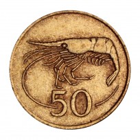 Монета Исландия 50 эйре 1981