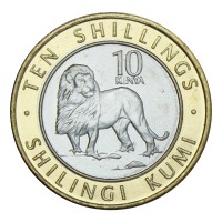 Монета Кения 10 шиллингов 2018