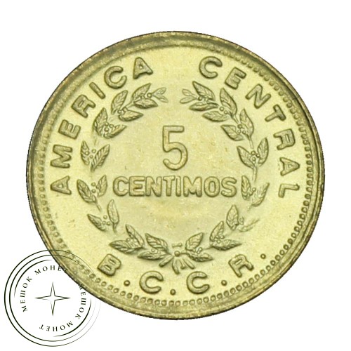 Коста-Рика 5 сентимо 1979 — 937030045
