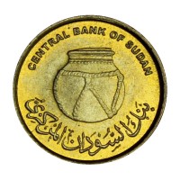 Монета Судан 1 пиастр 2006