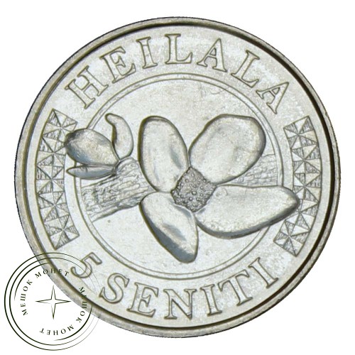 Тонга 5 сенити 2015 — 937030107