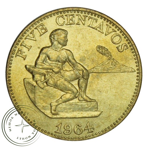 Филиппины 5 сентаво 1964 — 937030122