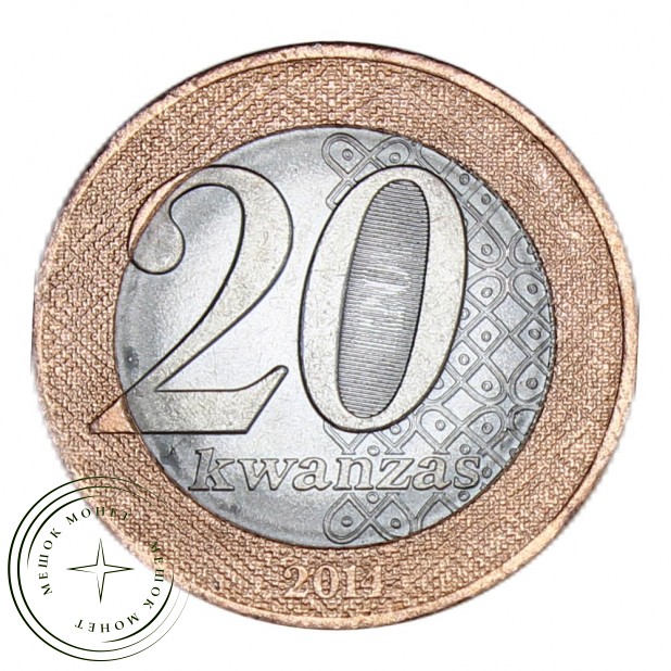 Ангола 20 кванз 2014
