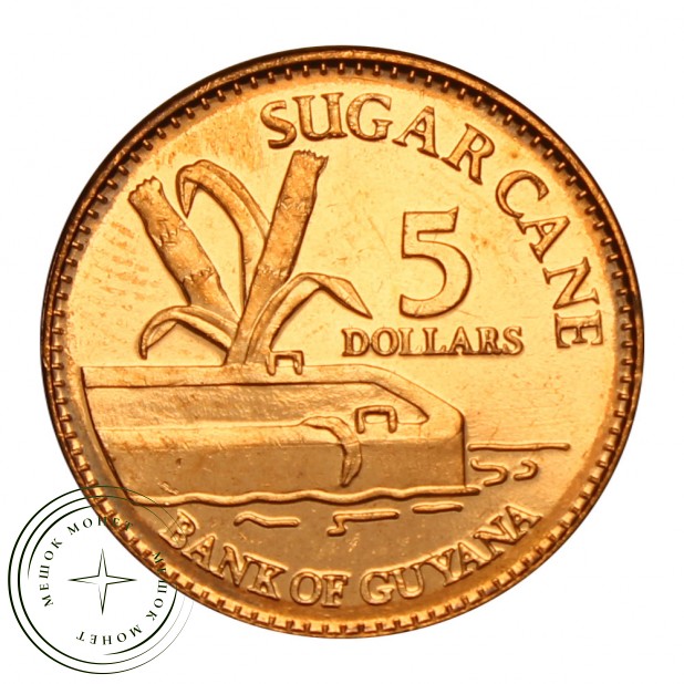 Гайана 5 долларов 2012 - 937030227
