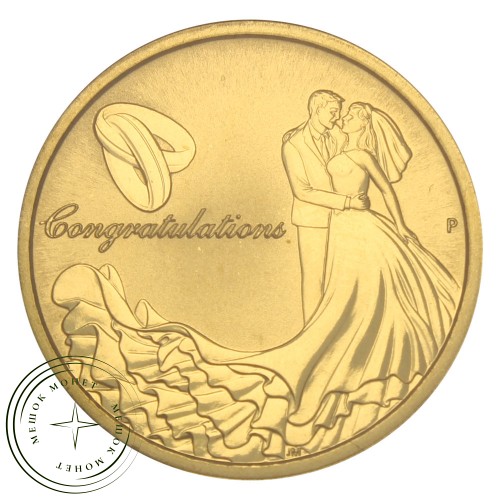 Австралия 1 доллар 2015 Свадьба