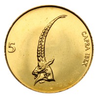 Монета Словения 5 толаров 2000