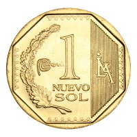 Монета Перу 1 новый соль 2014