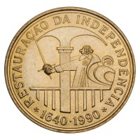 Португалия 100 эскудо 1990 350 лет со дня восстановления португальской независимости